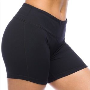 IAB | MFG black compression workout shorts